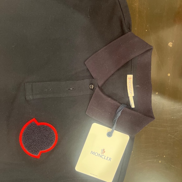 MONCLEr Button Down Logo Shirt - Picture 4 of 5